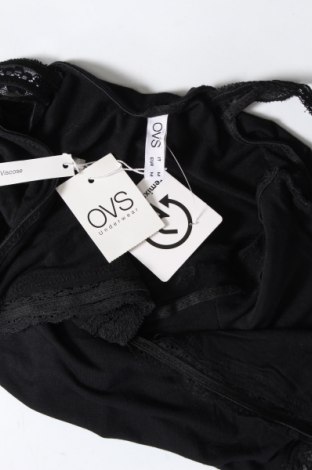 Bodysuit Oviesse, Μέγεθος M, Χρώμα Μαύρο, Τιμή 7,79 €