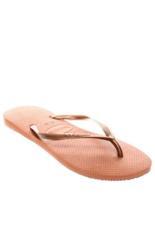 Hausschuhe Havaianas, Größe 35, Farbe Beige, Preis 17,16 €