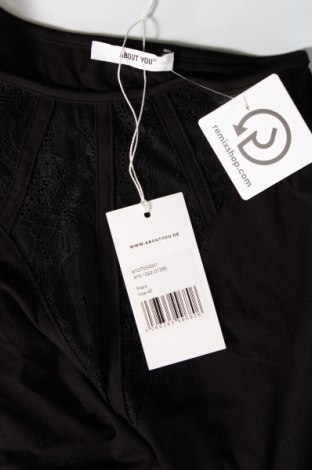 Γυναικεία μπλούζα-Κορμάκι About You, Μέγεθος M, Χρώμα Μαύρο, Τιμή 3,56 €