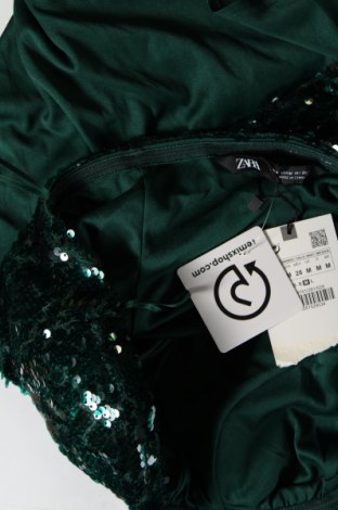 Dámska blúzka - body  Zara, Veľkosť M, Farba Zelená, Cena  15,25 €