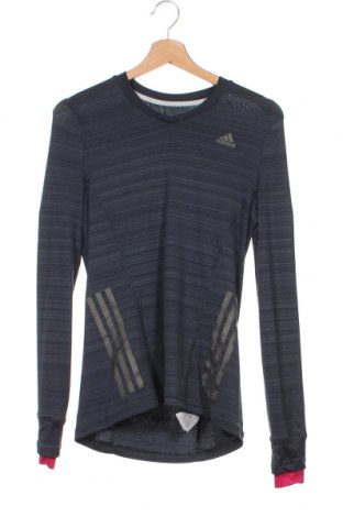 Дамска блуза Adidas, Размер XS, Цвят Сив, Цена 20,36 лв.