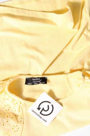 Дамска блуза Bershka, Размер S, Цвят Жълт, Цена 19,00 лв.