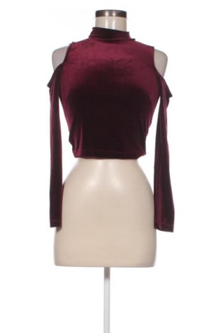 Дамска блуза Bershka, Размер S, Цвят Червен, Цена 11,73 лв.