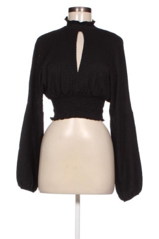 Γυναικεία μπλούζα Bershka, Μέγεθος M, Χρώμα Μαύρο, Τιμή 12,07 €