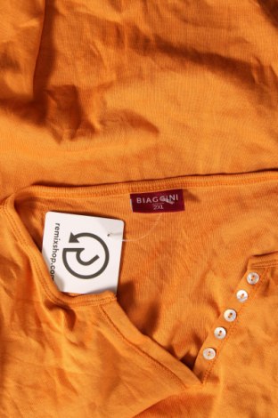 Γυναικεία μπλούζα Biaggini, Μέγεθος XXL, Χρώμα Πορτοκαλί, Τιμή 5,52 €