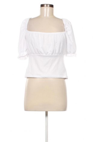 Damen Shirt Boohoo, Größe M, Farbe Weiß, Preis 8,09 €