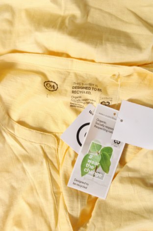 Дамска блуза C&A, Размер L, Цвят Жълт, Цена 9,69 лв.