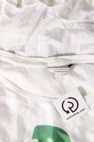 Damen Shirt Clockhouse, Größe S, Farbe Weiß, Preis € 4,96