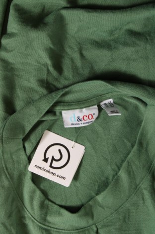Дамска блуза D&Co, Размер XL, Цвят Зелен, Цена 7,60 лв.