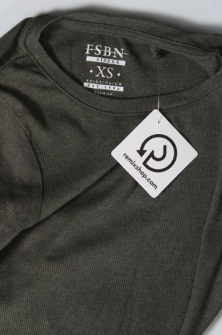 Γυναικεία μπλούζα FSBN, Μέγεθος XS, Χρώμα Πράσινο, Τιμή 4,96 €