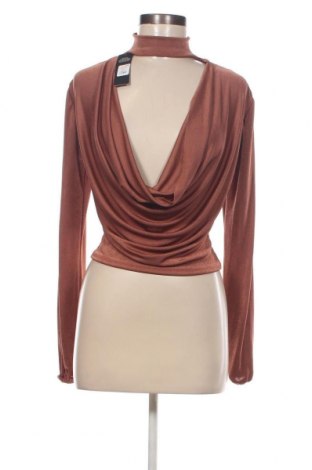 Дамска блуза Fashion nova, Размер S, Цвят Кафяв, Цена 7,75 лв.