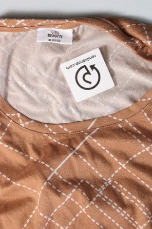 Γυναικεία μπλούζα Gina B, Μέγεθος XL, Χρώμα Καφέ, Τιμή 6,43 €