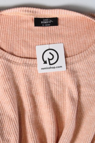 Γυναικεία μπλούζα Gina Benotti, Μέγεθος XL, Χρώμα Πορτοκαλί, Τιμή 4,82 €