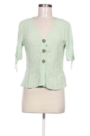 Дамска блуза Gina Tricot, Размер S, Цвят Зелен, Цена 8,89 лв.