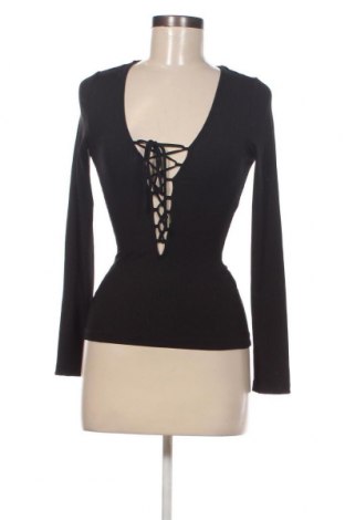 Дамска блуза Gina Tricot, Размер XS, Цвят Черен, Цена 4,80 лв.