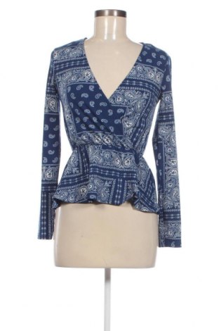 Дамска блуза Gina Tricot, Размер XS, Цвят Син, Цена 5,00 лв.