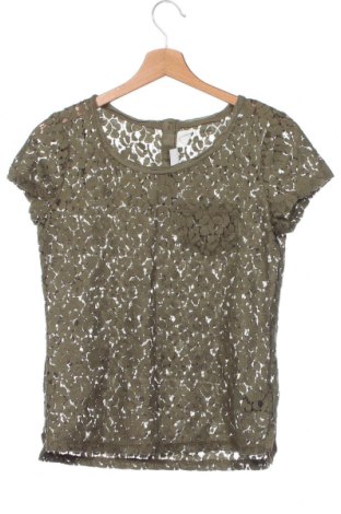 Γυναικεία μπλούζα H&M L.O.G.G., Μέγεθος XS, Χρώμα Πράσινο, Τιμή 4,62 €