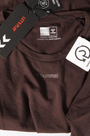 Γυναικεία μπλούζα Hummel, Μέγεθος S, Χρώμα Καφέ, Τιμή 8,81 €
