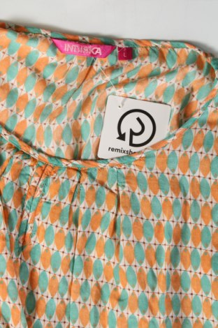 Damen Shirt Indiska, Größe L, Farbe Mehrfarbig, Preis 10,20 €