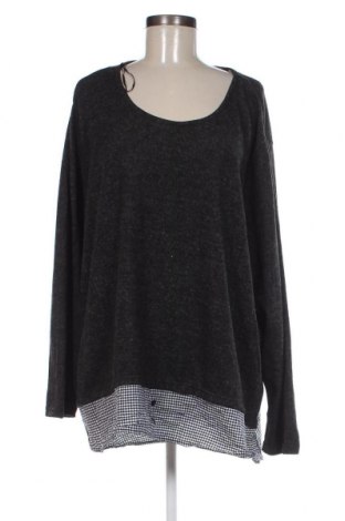 Γυναικεία μπλούζα Janina, Μέγεθος 3XL, Χρώμα Γκρί, Τιμή 6,46 €