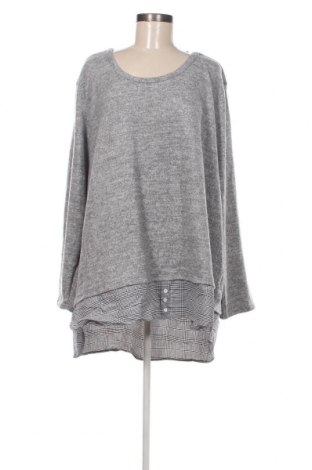 Γυναικεία μπλούζα Janina, Μέγεθος 3XL, Χρώμα Γκρί, Τιμή 11,75 €