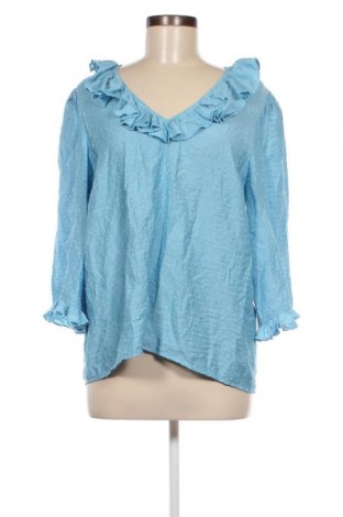 Γυναικεία μπλούζα Karen by Simonsen, Μέγεθος L, Χρώμα Μπλέ, Τιμή 22,97 €