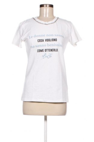 Damen Shirt Liu Jo, Größe M, Farbe Weiß, Preis 31,53 €