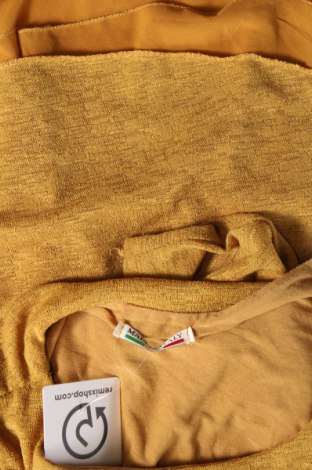 Γυναικεία μπλούζα Made In Italy, Μέγεθος XS, Χρώμα Κίτρινο, Τιμή 2,35 €