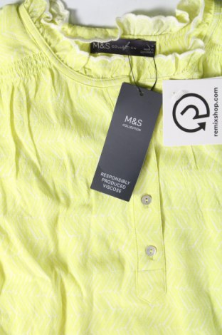 Дамска блуза Marks & Spencer, Размер M, Цвят Зелен, Цена 24,80 лв.