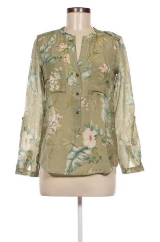 Дамска блуза Massimo Dutti, Размер S, Цвят Зелен, Цена 31,77 лв.