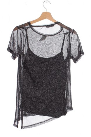 Дамска блуза Mohito, Размер XS, Цвят Сребрист, Цена 4,35 лв.