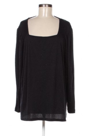 Γυναικεία μπλούζα Ms Mode, Μέγεθος XXL, Χρώμα Μαύρο, Τιμή 5,29 €