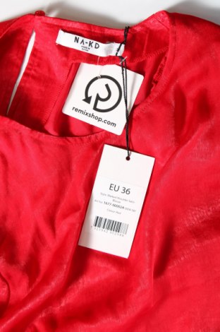 Bluză de femei NA-KD, Mărime S, Culoare Roșu, Preț 117,86 Lei