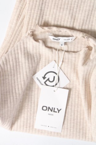 Γυναικεία μπλούζα ONLY, Μέγεθος M, Χρώμα  Μπέζ, Τιμή 4,74 €