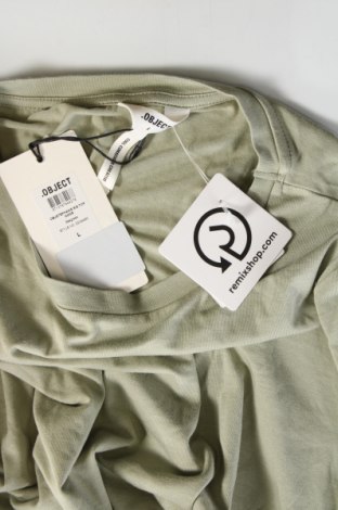 Γυναικεία μπλούζα Object, Μέγεθος L, Χρώμα Πράσινο, Τιμή 5,95 €