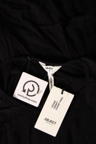 Дамска блуза Object, Размер S, Цвят Черен, Цена 23,10 лв.