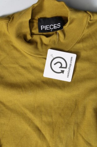 Дамска блуза Pieces, Размер S, Цвят Жълт, Цена 3,00 лв.