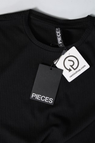 Дамска блуза Pieces, Размер M, Цвят Черен, Цена 18,40 лв.