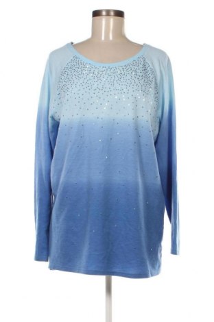 Γυναικεία μπλούζα Quacker Factory, Μέγεθος M, Χρώμα Μπλέ, Τιμή 5,26 €