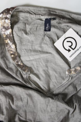 Дамска блуза S.Oliver, Размер XS, Цвят Сив, Цена 5,10 лв.