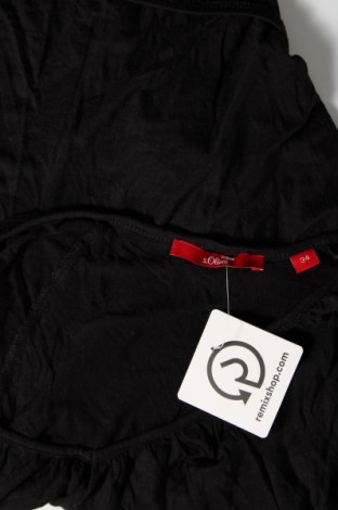 Γυναικεία μπλούζα S.Oliver, Μέγεθος XS, Χρώμα Μαύρο, Τιμή 4,21 €