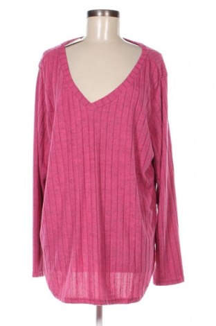 Дамска блуза SHEIN, Размер 3XL, Цвят Розов, Цена 19,00 лв.