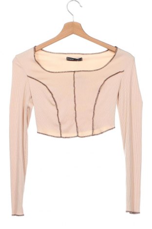 Γυναικεία μπλούζα SHEIN, Μέγεθος XS, Χρώμα  Μπέζ, Τιμή 12,79 €