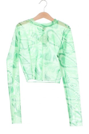 Дамска блуза SHEIN, Размер XS, Цвят Зелен, Цена 9,12 лв.