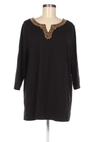 Дамска блуза Selection By Ulla Popken, Размер XL, Цвят Черен, Цена 34,65 лв.
