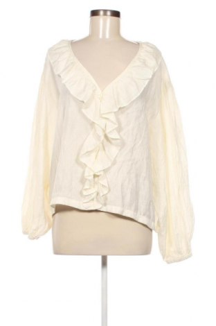 Дамска блуза Sinsay, Размер XL, Цвят Екрю, Цена 28,41 лв.