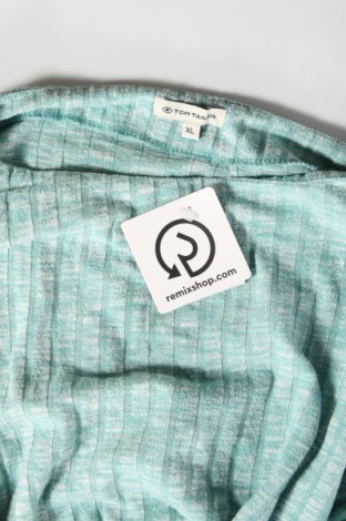 Γυναικεία μπλούζα Tom Tailor, Μέγεθος XL, Χρώμα Πράσινο, Τιμή 9,46 €