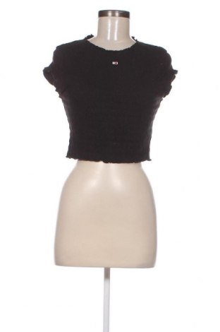 Γυναικεία μπλούζα Tommy Jeans, Μέγεθος S, Χρώμα Μαύρο, Τιμή 35,36 €