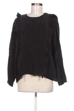 Дамска блуза Zara, Размер L, Цвят Черен, Цена 12,96 лв.