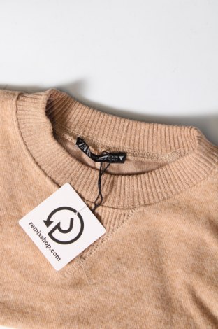 Γυναικεία μπλούζα Zara, Μέγεθος S, Χρώμα  Μπέζ, Τιμή 3,34 €